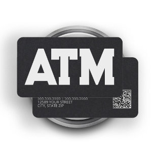 ATM-tekniker QR Visitkort