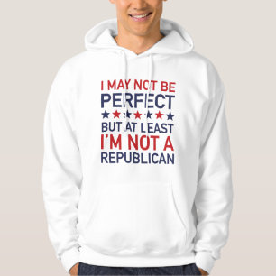 Åtminstone är jag inte republikan hoodie