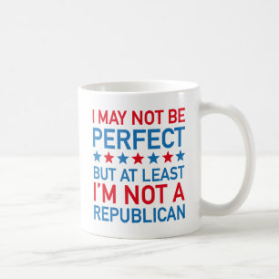 Åtminstone är jag inte republikan kaffemugg