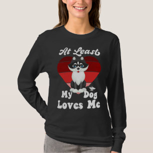 Åtminstone min Hund Me Hund Mamma Hund Husky T Shirt