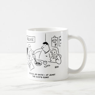 Åtminstone soppa är rinnande kaffemugg