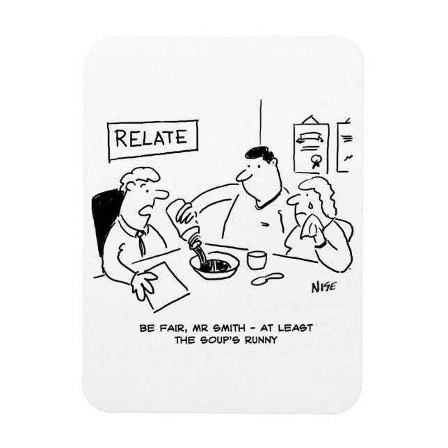 Åtminstone soppa är rinnande magnet (Vertikal)