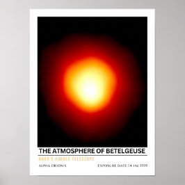 Atmosfären av Betelgeuse Rymdutbildning Poster