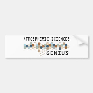 Atmosfäriska Vetenskapers Genialitet Bildekal