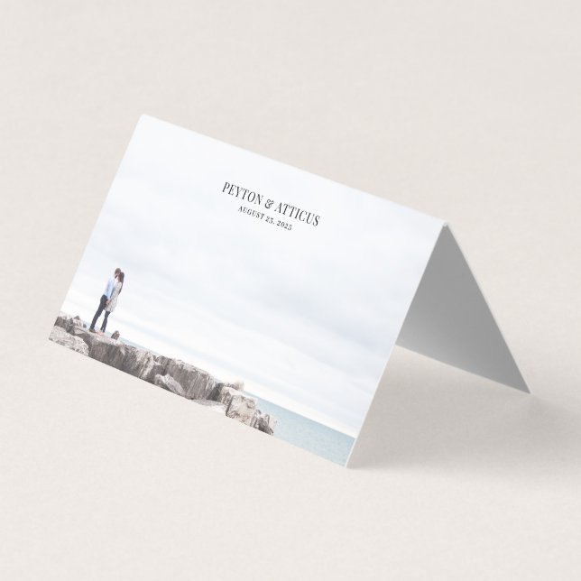 Atmosphere Photo Blank Space-händelsekort, platsko Visitkort (Framsida)