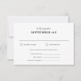 Atmosphere Reply with Meal Choice OSA Kort