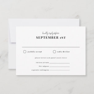 Atmosphere Reply with Meal Choice OSA Kort