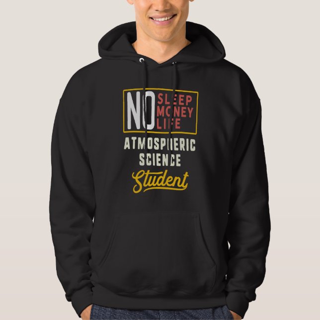 Atmospheric Science Major Studen Graduation Hoodie (Framsida)