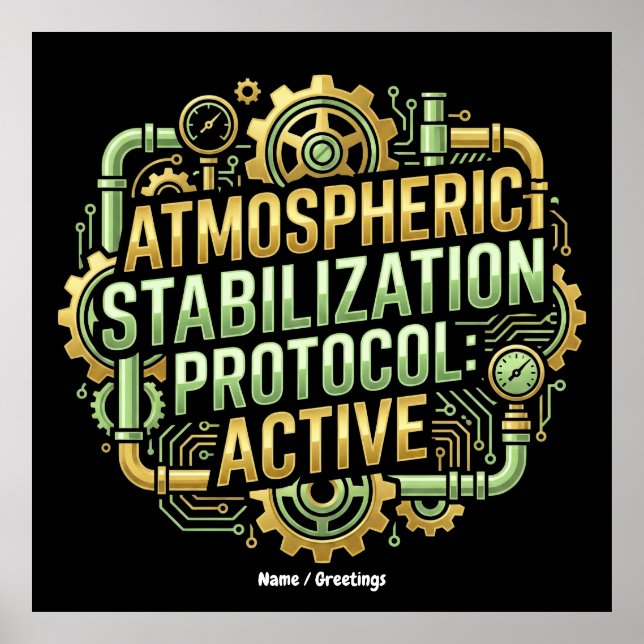 Atmospheric Stabilization Protocol Active  Poster (Framsidan)