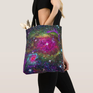 Atmospheric Star Fält Tote Bag Tygkasse