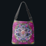 Atmospheric Zen Lotus Axelväska<br><div class="desc">In a stellar kaleidoscope the spirit of the Zen Lotus centers its energy. Center your energy and become as one with this cosmic tote of the new age. Pack your bag with your mat and block and blanket and head for the ashram to do your practice. Perfect for all your...</div>