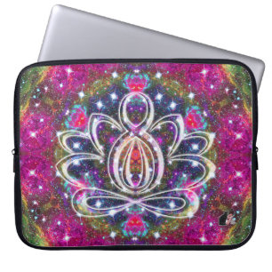 Atmospheric Zen Lotus Laptop Fodral