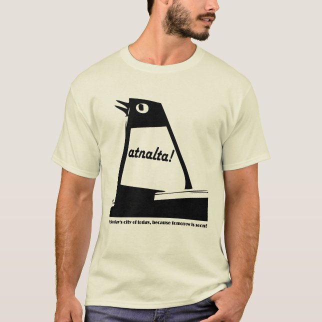 atnalta! Stor höna Tee Shirt (Framsida)