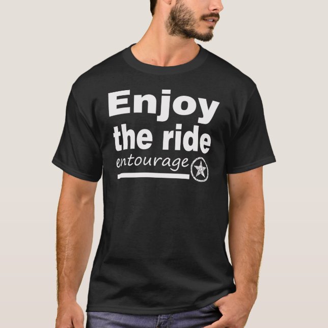 ÅTNJUTA RIDE ENTOURAGE TEE SHIRT (Framsida)