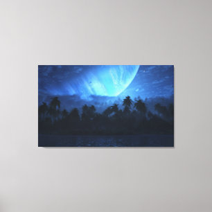 Atoll (natt) canvastryck