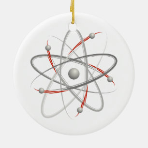 Atom (002) julgransprydnad keramik