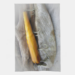 Atom A40 Vintage Saltwater Fishing Lure Kökshandduk