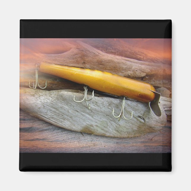 Atom A40 Vintage Saltwater Fishing Lure Magnet (Framsidan)