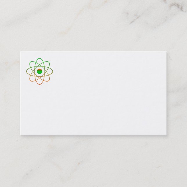 Atom Affärskorts Visitkort (Framsida)