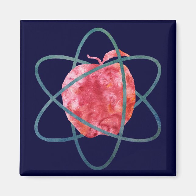 Atom Apple Magnet (Framsidan)
