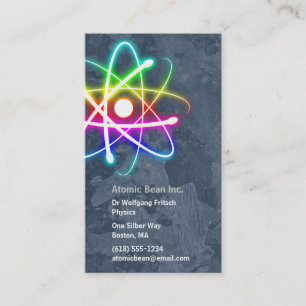 Atom - forskarevisitkort visitkort