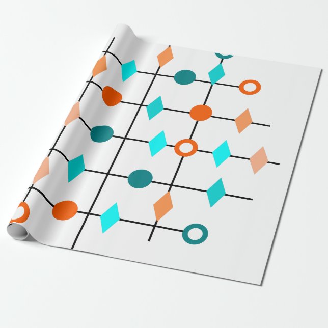 Atom Grid Presentpapper (Utrullad)