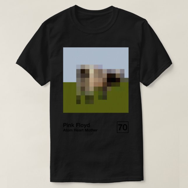 Atom Heart Mor minimalistisk Stil-grafiklarm T Shirt (Design framsida)