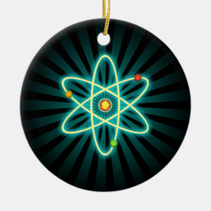 Atom Julgransprydnad Keramik