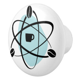 Atom- kaffebönor i krickaenhetshandtag knopp