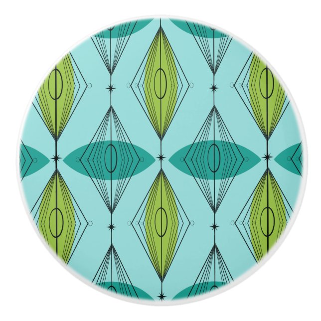 Atom- keramisk knopp för Ogee och Starbursts (Framsidan)