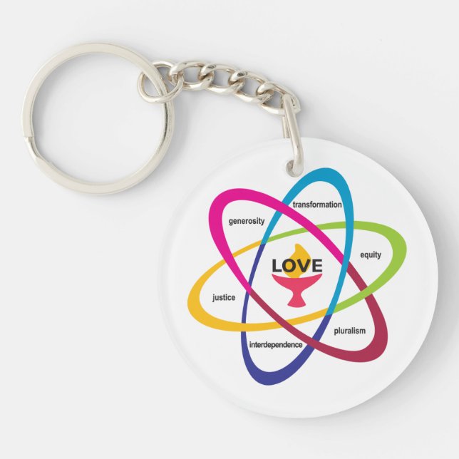 Atom med delade värden - Unitarian Universalist As (Framsidan)