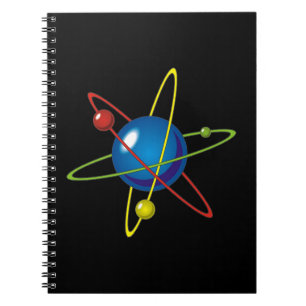 Atom-modellens färgmodell anteckningsbok