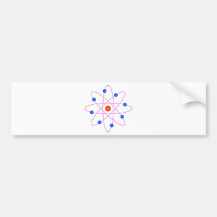 atom-modellvektorklipp bildekal
