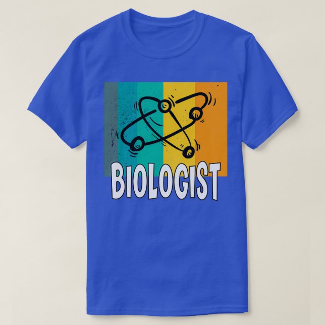 Atom Molecule Science Biology Teacher Gift Idea 2 T Shirt (Design framsida)