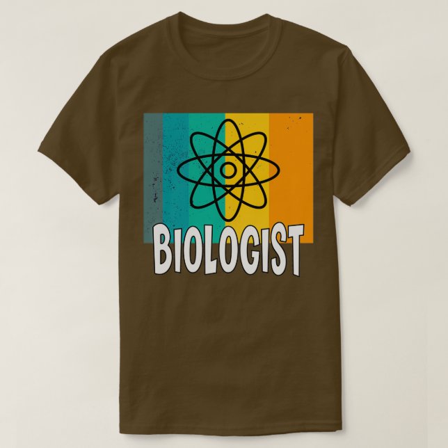 Atom Molecule Science Biology Teacher Gift Idea 4 T Shirt (Design framsida)