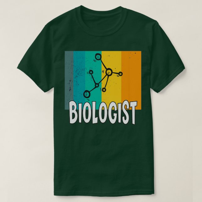 Atom Molecule Science Biology Teacher Gift Idea T Shirt (Design framsida)
