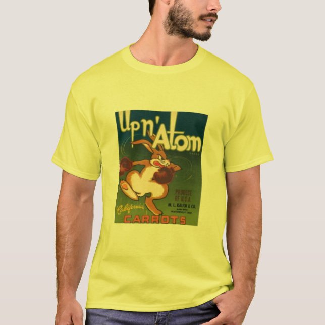 Atom- morötter tee shirt (Framsida)