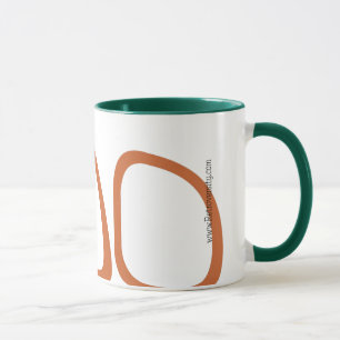 Atom- mugg för 50-talstilkaffe