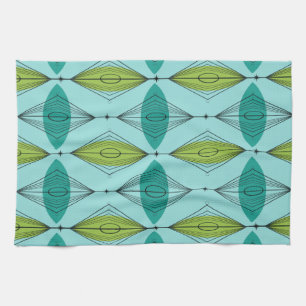 Atom- Ogee och Starbursts kökshandduk