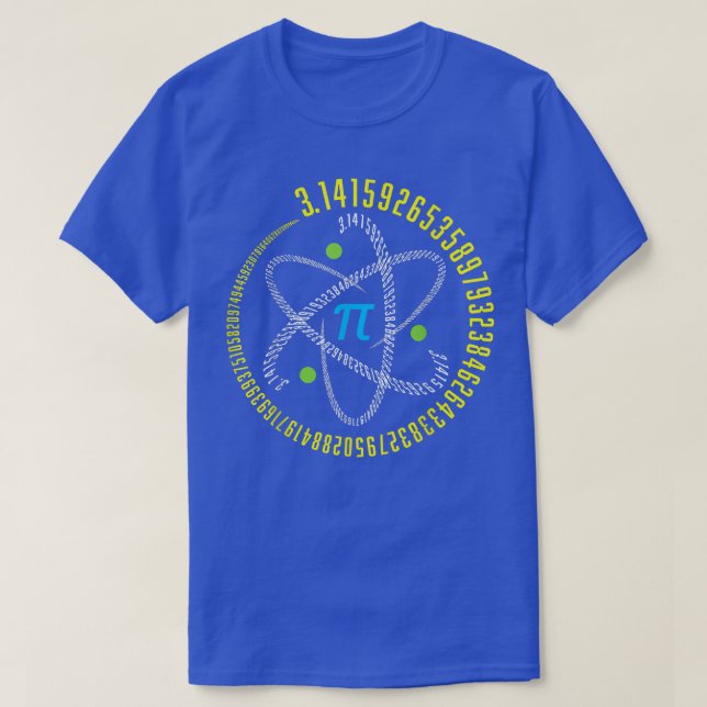 Atom Pi Math Science STEM Gift 3 T Shirt (Design framsida)