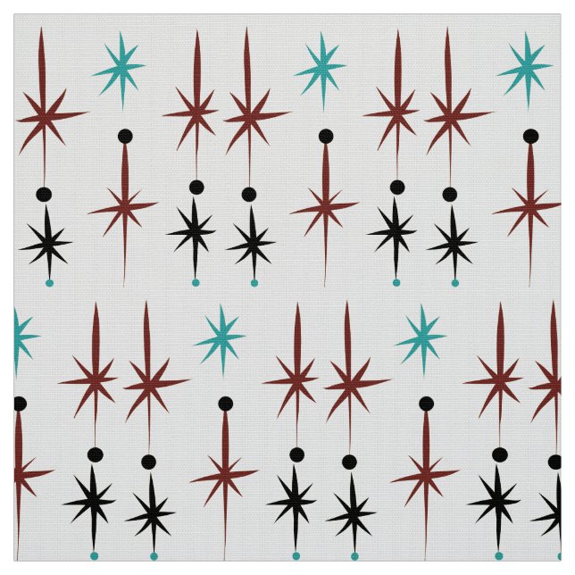 Atom- Starburst Tyg (Provkarta)