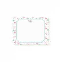 Atom- stilMonogram för Flamingos och för palmträd