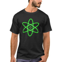 Atom- symbol för kall neongrönt