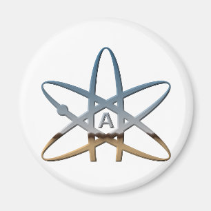 Atom- symbol för Logidea ateist Magnet