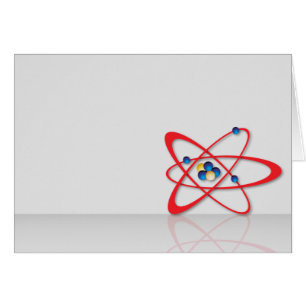 Atom-symbol Hälsningskort