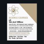 Atom Symbol, Science Course Advertising<br><div class="desc">Atom Symbol,  Science Course Advertising Flyers by the Affärskort Store.</div>