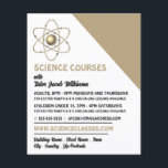 Atom Symbol, Science Course Advertising Flygblad<br><div class="desc">Atom Symbol,  Science Course Advertising Flyers by the Affärskort Store.</div>