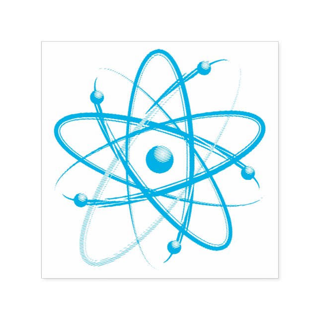 Atom Symbol | Science Regler Självfärgande Stämpel (Design)