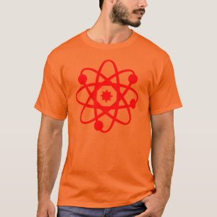 atom-symbol tee shirt