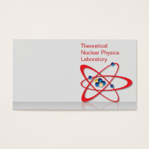 Atom-symbol Visitkort